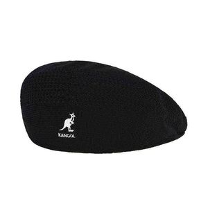Bert Kangaroo Black Men Men Winter Mesh Hat Women's Fashion Instagram Hat Backwear Hat British Vintage Forward Hat 765
