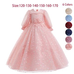 Wholesale teen lace flower girl dresses for sale - Group buy Flower Girl Dress Teen Girls Dress Bridesmaid Pageant Gowns Lace Tulle Party Wedding Dresses Kids Clothes Children Costume