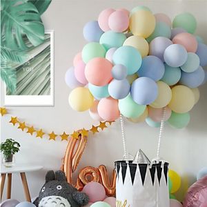 100 pc / lote 10 polegadas Macarrão Balões de látex de casamento decoração de aniversário globos chuveiro de bebê menina festa de aniversário balão DH8888