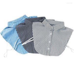 Papillon Colletto Finto Per Camicia Colletti Staccabili Camicetta Con Risvolto Solido Top Uomo Donna Nero Bianco Accessori Per AbbigliamentoFiocco