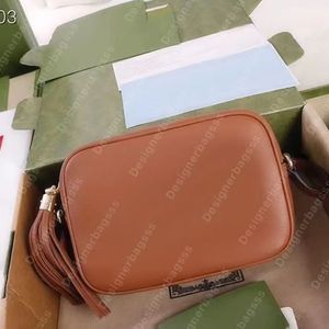 308364 Designerskie torby na aparat Double G luksusowa torba Soho mała skórzana torba disco crossbody dla kobiet torebki z frędzlami torby na ramię torebka damska złoty sprzęt