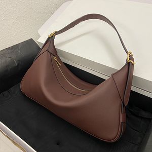 Высококачественная классическая полулунная мягкая сумка женская дизайнерская модная сумка для плеча черная золотая пряжка сумки для аппаратных цепочек ремешки для застежки на молнии 34 см 34 см.