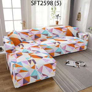 Chair Covers Geometric Design Sofa For Living Room Stretch Non-slip Sectional Dustproof Protector Home Decor Couch CoverChair