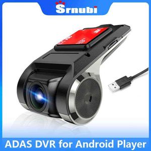 Srnubi für Auto DVD Android Player Navigation Full HD Car DVR USB Adas Dash Cam Head Unit Auto Audio Voice Alarm LDWs G Shock H220409
