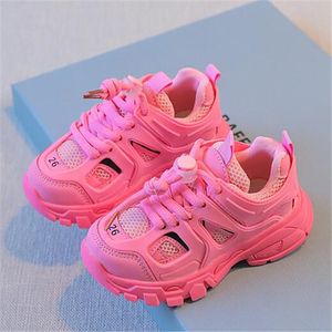 Весенне-осенняя детская обувь, спортивная обувь для мальчиков и девочек, дышащие детские повседневные кроссовки, модная спортивная обувь