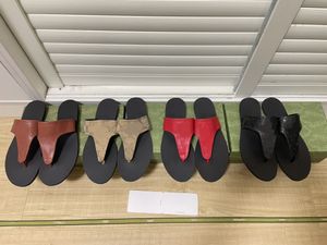 2022 Slide Sandal Designer Slipper Luxury Slides Summer Fashion Wide Flat Slipper women men Flip Flops Sandals Size 35-42