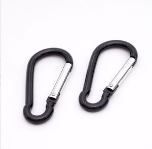 bärbar mini nyckelring carabiner ring nyckelring nyckelkedja utomhus camping snap clip krok vandring aluminium bekvämt vandringskrokar klipp