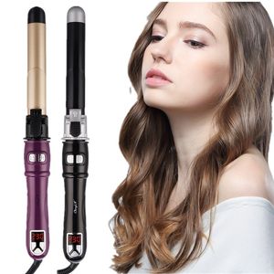 30S Instant Heat Auto Hair Curler Professional Automatic Hair Curling Iron Ceramic Curling Wand Roller Hair Crimper Dual Voltage 220318