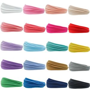 Weiche, bequeme Nylon-Headwraps für Kinder, mehrfarbige elastische Haarbänder, manuelle DIY-Haar-Accessoires, Großhandel 0 89 Mio. D3