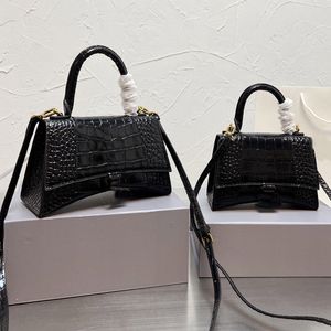 حقيبة مصممة مصنوعة من مصممة النساء أكياس الكتف حقيبة يد حقيقية جلدية حقيقية الساعة الرملية رسائل الأجهزة