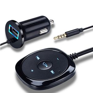 BC20 Handsfree Bluetooth Car Kit MP3 Audio Music Receiver Adapter USB Charger Magnetic Base MP3 A2DP 3.5mm aux