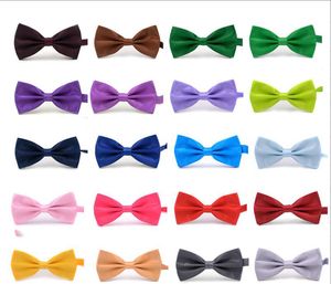 Solid Bow Ties Groom Men Colorful Plaid Cravat Gravata Manlig ￤ktenskapsfj￤ril Bowties Bowties Bow Tie