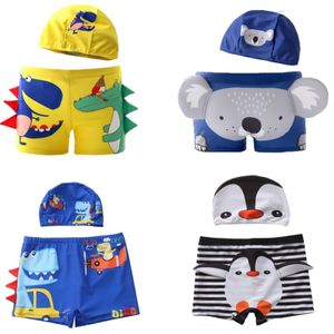 Kreskówki dziecięce Kreskówki Dinozaur Dzieci Swimwear Dla Chłopiec Toddler Chłopiec Szorty Baby Wanna Set 220425