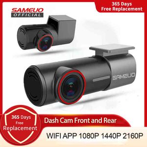 DASH CAM FRONT OCH BAKSA P CAR DVR CAMERA DASH CAR VIDEO RECORDER Dashcam Night Vision App H Parkeringskamera för bilar J220601