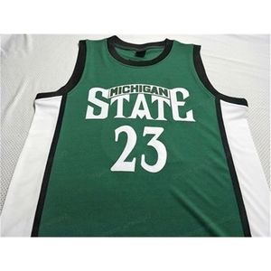 Nikivip Custom JASON RICHARDSON # 23 College Basketball Jersey Мужские сшитые зеленые любого размера 2XS-5XL Имя и номер Трикотажные изделия высшего качества