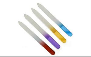 Party Favor Professional Glass Buffer Durable Crystal Nail Art File sanding Buffers Assorted Manicure Beauty Device Tools