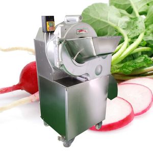 Vegetabilisk skärmaskin för potatis rädisor vitlök lök paprika köttskivor strimlade dicers maskin