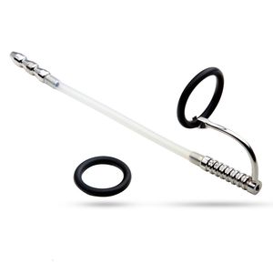 Sex Toy Massager Urethral Catheters Stretching Penis Plug with Cock Ring Male Masturbator Products for Men Dilators Sounds