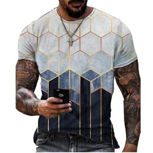 T-shirts masculinos emenda t-shirt de moda legal rua 3d impressão top 2022 verão casual pulôver sexy roupas