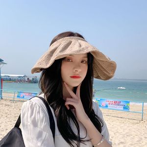 Berets Beach Summer Woman Hat Women's Bucket Ladies Hats Straw Fisherman Visor For Women Girl ManBerets