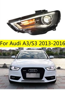 Strålkastare xenon glödlampa för Audi A3 LED-strålkastare 2013-16 Strålkastare S3 bil DRL-lampor Turn Signal Lamp