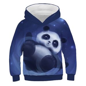 Kids Hoodies Print Cute Panda Boy Girl Baby Sweatshirt Autumn/Winter Long Sleeve Outwear Hoodies Children's Sweatshirts LJ201216