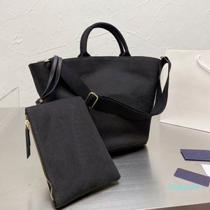 디자이너- 캔버스 가방 숙녀 핸드백 여성 패션 핸드백 대용량 가방 어깨 지갑 클러치 토트