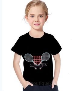 Kinder T-Shirts Brief Kurzarm Shirt T-Shirts Tops Jungen Mädchen Kinder Casual bedrucktes Muster Baby T-Shirt