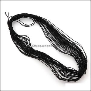 Arti e mestieri Arti Regali Casa Giardino Moda 1Mm 20M Lotto Corda elastica Corda elastica Gomma Nylon Bracciale Perline Stringhe Strisce per capelli Acce