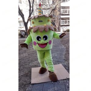 Performance Birthday Cake Mascot Costumes Halloween Christmas Cartoon Character Outfits Suit Advertising Carnival Unisex Adults Outfit