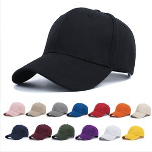 Capas de beisebol de cor s￳lida Snap back tap chap