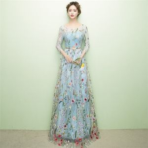 Long Bodycon Maxi Evening Party Women Sier Floral Solid High Split Metting Embroidery Lace Dress Vestidos 210303