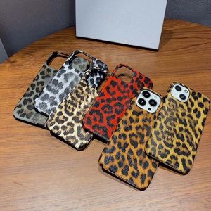 D Leopard Print Factions for iPhone 14 Pro Max 13 13Pro 13Promax 12 12Pro 12Promax 11 XSMAX CASE SHELL SMSUNG S20 S21 NOTE 20 20U COVER