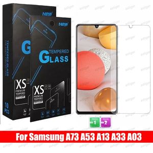 Samsung S22 Plus A13 A03S A33 A53 A21S Galaxy A52 A72 Moto G純粋なスタイラス2022 Gplus透明透明焼き付きガラス