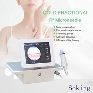 2 in 1 Secret Non-Invasive Fractional Rf Microneedle Double Handle With Cold Hammer Skin Tightening Anti-Acne Skin Lifting Anti-Falten Salon Spa Beauty Equipment