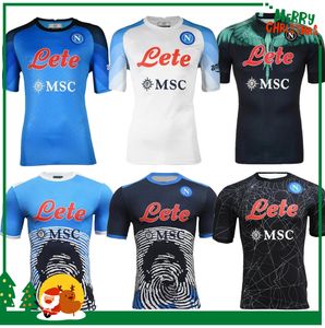 Napoli Mertens achat en gros de 22 Napoli Soccer Jersey Maglietta Osimhen Insigne Naples Maglia Mertens Verdi Milik Men Football Shirts
