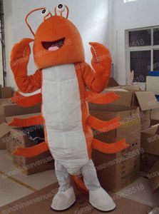 Halloween Lobster Mascot Costume High Quality Cartoon Character Outfit Suit Unisex Adults Size Christmas Birthday Party Outdoor Outfit