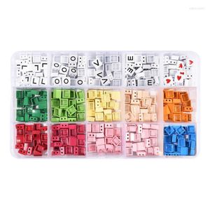 Other Rainbow Esmalte Tile Beads Colorful Metal Esmalted Bead For Bracelet Jewelry Making Square Tila Crafts DIYOther Edwi22