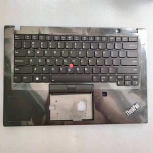 Nya originella bärbara datorer Lenovo ThinkPad T490S PALMREST -täckning med Backlight -tangentbord 02DM407