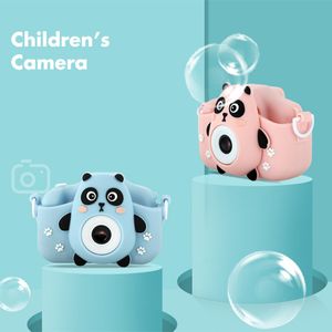 Câmera de nova câmera infantil Bear Silicone Case Front e traseira Câmera HD Câmeras digitais