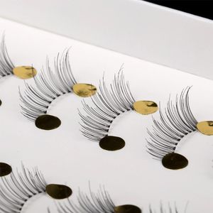 False Eyelashes 10 Pair Makeup Half Eye Lash Winged Mini Lashes Corner Fake HandmadeFalse