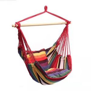 Camp Furniture Swing Hammock Cradle Rocking Chair Cushion Garden Outdoor Indoor Home Decor No