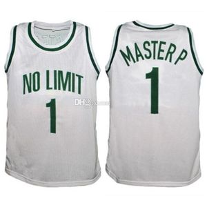Nikivip Master P #1 No Limit Maglia da basket retrò da uomo cucita personalizzata con qualsiasi numero e nome maglie vintage