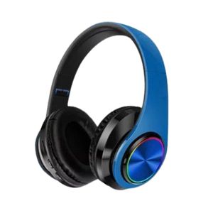 B39 Bluetooth V5.0 Kulaklıklar Kablosuz Taşınabilir Katlanır Destek TF Kart Yerleşik Mp3 çalar LED renkli ışıklar