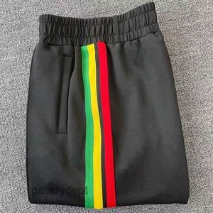 مصمم الرجال Palm Pant Print Style Present Pants Long Mens Mens Rainbow Jogger Stripes Asian Size 12ybh2