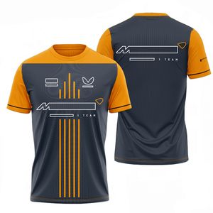Herrt-shirts 2023 F1 T-shirt Formel 1 Team Officiell webbplats T-shirt Driver Jersey Racing fans Sporttröjor Summer Mens T-shirts Loose Tees Zacb