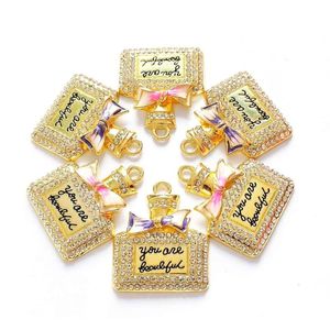 Charms 10pcs Perfume Bottle For Women DIY Jewelry Accessories P13