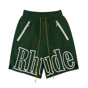 Rhude Designer Rhude Mens Sports Sports Summer Moda Rhude Shorts Praia Praça Homens Swimming Shorts de alta qualidade Wear Mens Loose 8414