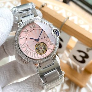 Women Watch Tourbillon Automatic Mechanical Designer Watches 36mm Lady Wristwatch Sapphire 904L Stainless Steel Watchband Montre de Luxe Gift