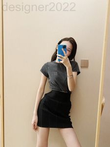 Wholesale awt for sale - Group buy Women s T Shirt designer High version classic pickling used and washed AWT shirt women s short sleeved slim top same for men women in summer U4AL